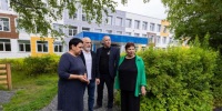 Шандалович в школе поселка Чална - Петрозаводск говорит