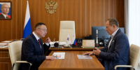 Александр Дрозденко обсудил с Иреком Файзуллиным сферу строительства и ЖКХ Ленобласти - ЛенТВ24