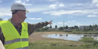 Благоустройству помешала природа: пересохшее озеро неожиданно наполнилось водой - Teleport2001.Ru