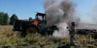 Со стартом уборочной кампании заполыхала техника - СуперОмск