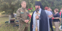 В селе Кутафино совершили отпевание воинов, павших в годы Великой Отечественной войны. Кромской район Орловской области, 4 августа 2026 года. - Орловская и Ливенская епархия