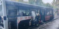 Во Владимире на улице Батурина загорелся автобус - Progorod33.Ru