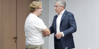 Дмитрий Миляев встретился с ветераном СВО из Новомосковска - ИА Новомосковск Сегодня