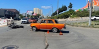 В Советском районе Самары полицейские проводят проверку по факту ДТП с участием легкового автомобиля и мотоцикла. - НИА Самара