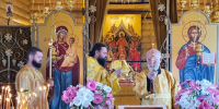 В Неделю 8-ю по Пятидесятнице в храме Богоявления Господня с. Парзи - Глазовская Епархия