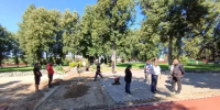 В Износках главным акцентом обновленного сквера станет композиция «Звезда» - Калужский перекрёсток