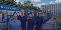 Судебные приставы Донецка посетили фото-аллею Памяти в Пролетарском районе - УФСПП по ДНР