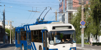 На дороги Кирова вышел  новый  троллейбус - Kirov.Online