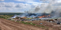 В Оренбуржье потушили свалку в поселке Горный - Комсомольская Правда
