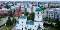 В Иркутске отремонтировали фасады колокольни Спасской церкви - ИА ИркСиб