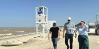 Василий Воробьев осмотрел пляжные территории Ейского района - Министерство курортов