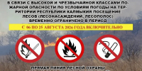 В Калмыкии усиливают меры пожарной безопасности и ограничивают посещение лесов - РИА Калмыкия