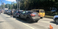 В Октябрьском районе в ДТП столкнулись четыре автомобиля - SamaraGIS.Ru