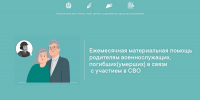 Выплата ежемесячной материальной помощи членам семей граждан, погибших (умерших) в связи с участием в специальной военной операции - Центр соцзащиты населения