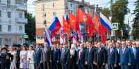В день 83-й годовщины освобождения Орла от немецко-фашистских захватчиков и 460-летия со дня основания города, митрополит Орловский и Болховский Тихон принял участие в торжественных мероприятиях, состоявшихся в сквере Танкистов. 5 августа 2026 года - Орловская и Ливенская епархия