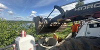 В Кирове на Набережной Грина обустраивают ливневку после сильных дождей - Bnkirov.Ru