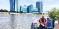 Астраханец пытался переплыть Волгу на куске пенопласта - Astrakhanpost.Ru