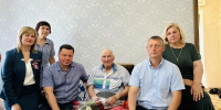 Жителя Советского округа поздравили со 100-летним юбилеем - ИА Победа 26