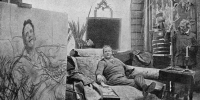 Ф.И.Шаляпин и И.Е.Репин. 1914. - Культура Петербурга