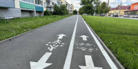 В Кургане продолжается обновление горизонтальной дорожной разметки - Администрация г. Курган