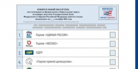 ​Определен порядок партий в избирательном бюллетене на выборах в Госдуму - Газета Истра сегодня
