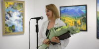 Выставка-подарок открылась к юбилею Александра Бурыки в «Городе художников» - Минкультуры Сахалинской области