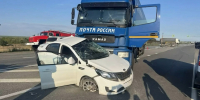 Трагедия на трассе Р‑260: в Тацинском районе в столкновении Kia Rio и «КамАЗа» погибли два человека - Ростов161