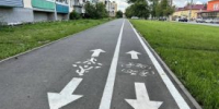В отдалённых микрорайонах Кургана обновляют дорожную разметку - Новый мир
