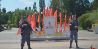 Росгвардия обеспечила общественную безопасность празднования 83-й годовщины  освобождения г. Белгорода от немецко - фашистких захватчиков - Росгвардия