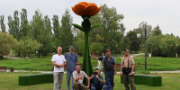 В Преображенском парке Абакана установили новую фотозону - Агентство Информационных Сообщений