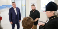 Александр Шуваев и Евгений Поддубный посетили модульное приёмное отделение ДОКБ - Сетевое издание Приосколье 31