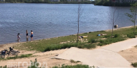 Зеленые разводы на Малой Кокшаге напугали жителей Йошкар-Олы - Pg12.Ru