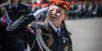 Ученица кадетского класса / Фото: Ольга Головко - ИА Амител