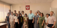 В Апанасенковском районном суде Ставропольского края чествовали юбиляра - Апанасенковский районный суд