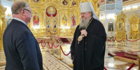 Сергей Степашин посетил кафедральный собор Архистратига Михаила в Архангельске - Архангельская епархия