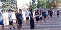 В Ейске полицейские и общественники присоединились к Всероссийской акции «Зарядка со стражем порядка» - Администрация г. Ейска