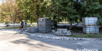 В Белгороде завершают строительство пешеходной зоны на проспекте Ватутина - БелПресса