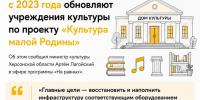 В Херсонской области продолжают обновлять учреждения культуры - Представительство Херсонской области в Республике Крым