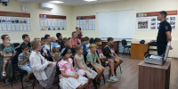 Для учащихся воскресной школы правоохранители и общественники организовали экскурсию в Отдел полиции - Администрация Ейского района