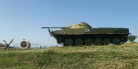 Экспонаты музея: плавающий танк ПТ-76 - Историко-Археологический Музей