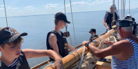 Юные моряки города корабелов прошли парусную практику в акватории Финского залива. - Администрация г. Северодвинска