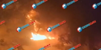 Жители Ростова обнародовали кадры мощного пожара во дворе на Северном - DonDay.Ru