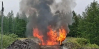 burning car 070826 - Газета Магаданская правда