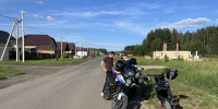 Сотрудники Госавтоинспекции проверяют мотоциклиста в Елабуге - Газета Новая Кама
