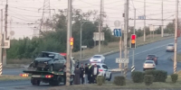 В Балаково на Саратовском шоссе автомобиль врезался в столб - ProBalakovo.Ru