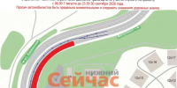 Движение ограничили около метромоста в Нижнем Новгороде - ИА Нижний сейчас