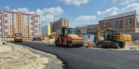 В Курске на проспекте Надежды Плевицкой укладывают асфальт - Курская правда