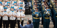 Военный оркестр 1-й армии ПВО и ПРО особого назначения ВКС РФ дал концерт в Белгороде - Сетевое издание Ивня онлайн