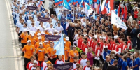 Более 1200 спортсменов пройдут торжественным маршем по Любинскому проспекту в честь Дня физкультурника. - Администрация города
