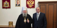 Состоялась встреча митрополита Корнилия с первым заместителем губернатора Архангельской области Алексеем Алсуфьевым - Архангельская епархия